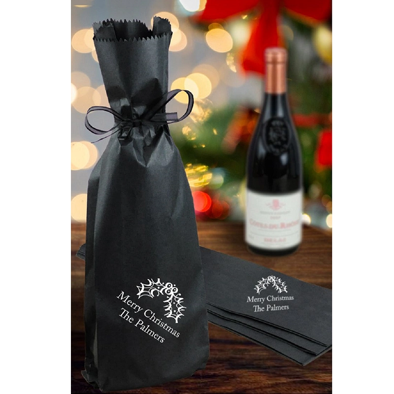 Waterproof and Greaseproof Stone Paper Wine Bottle Packaging