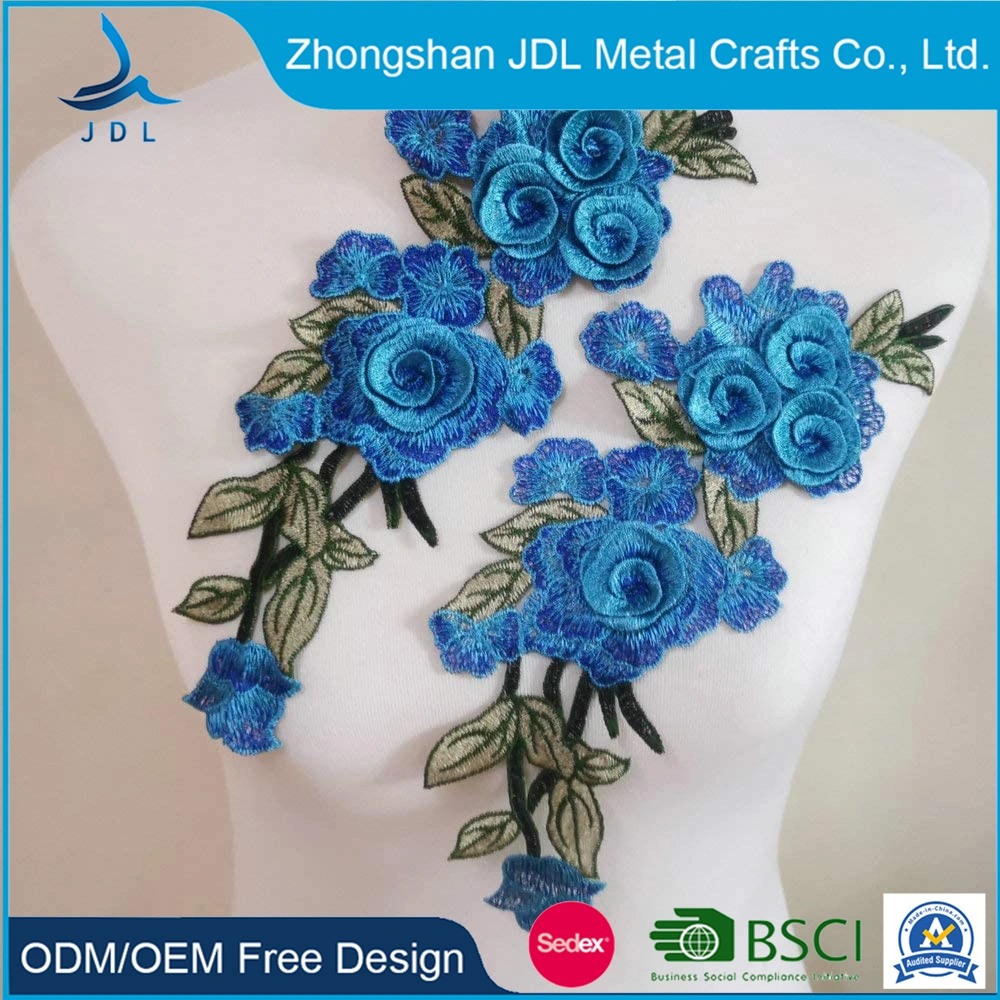 2022 New Arrivals Beaded Embroidery 3+5mm Laminated Sublimation Blank Sunflower Full of Flowers and Leaves Embroidered Copper Clothing Fabric