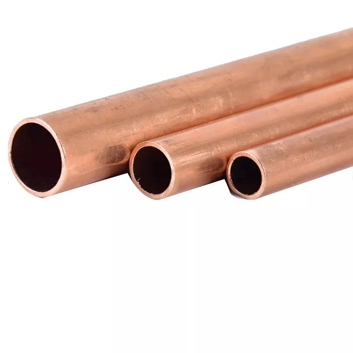 Melhor preço AC tubo de cobre 3 / 8 " 15m (50FT) / rolo C1220 Preço de venda do tamanho do tubo rectangular T2