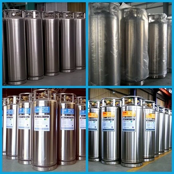 2.3MPa Cryogenic Gas Cylinder Dewar for Liquid Oxygen Nitrogen Argon CO2