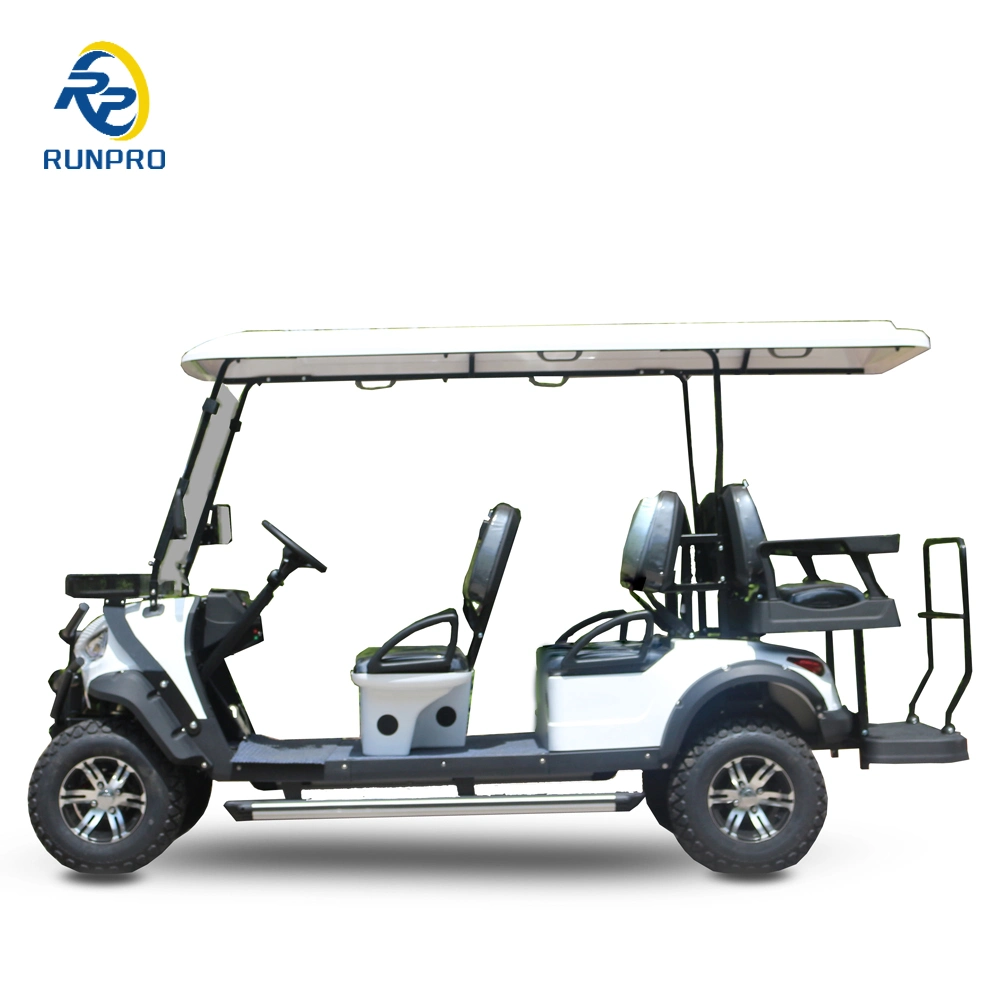 6 Places 4+2 Custom Club Car Chariot de golf électrique Chariots de golf électriques