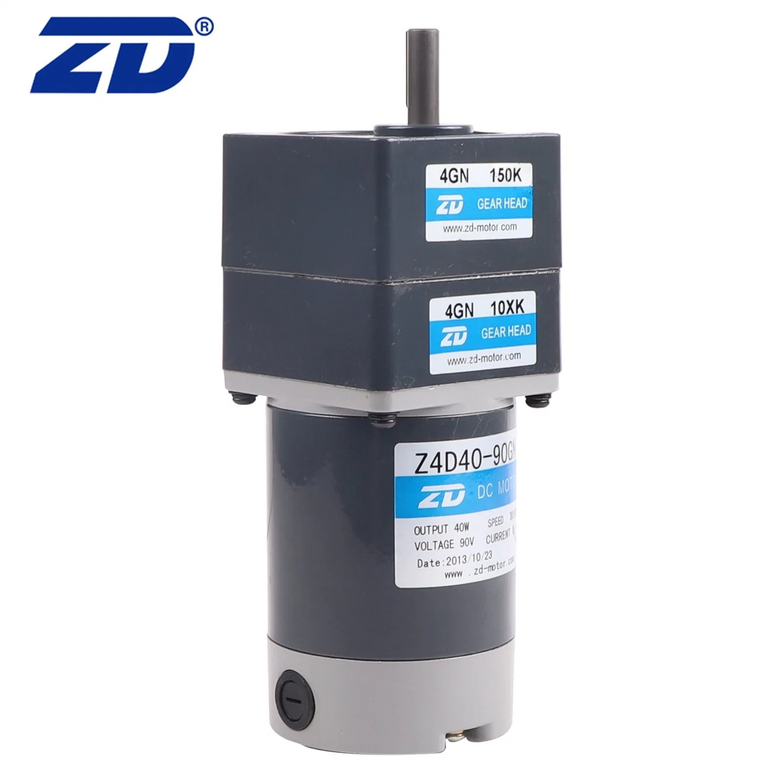 ZD Regular Square Case gearbox UL, CE, ISO9001, CCC, RoHS Approved Right Angle Electric Brush Gear Motor