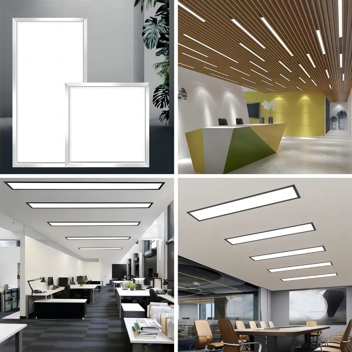 China Wholesale Price Guzhen Zhongshan Interior Lighting Fixture Recessed Mounting Installation School Classroom 600X600 60X60 Square LED Panel Light