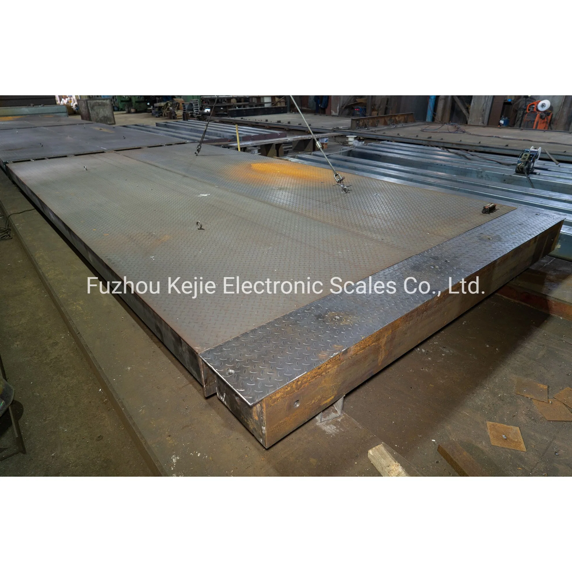 Scs-80t Low Profile Steel Deck Modular Truck Scale/Weighbridge with Weighing Controller From China Kejie Factory for Industrial Application