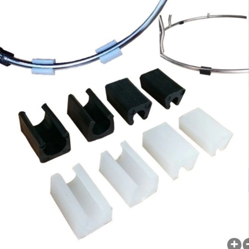 4mm, 5 mm, 6mm, 8mm 10mm 12mm 14mm 16mm Protecteurs de plancher de meubles en plastique le collier de tuyau tube pieds Clip sur un traîneau Président glisse tube rond de pieds de piqûre à cheval