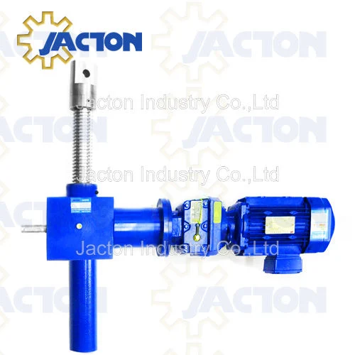 Jacks with Motors, Motored Jacks, Linear Power Jacks (Machine Screw Type) with Motor, Linear Power Jacks with Servo Motor Type: Operates Multiple Jack Systems.