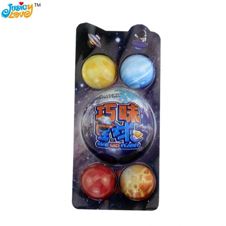 Hot Selling Wholesale/Supplier Planet Chocolate Biscuit Balls with Sweets Chocolate and Toy