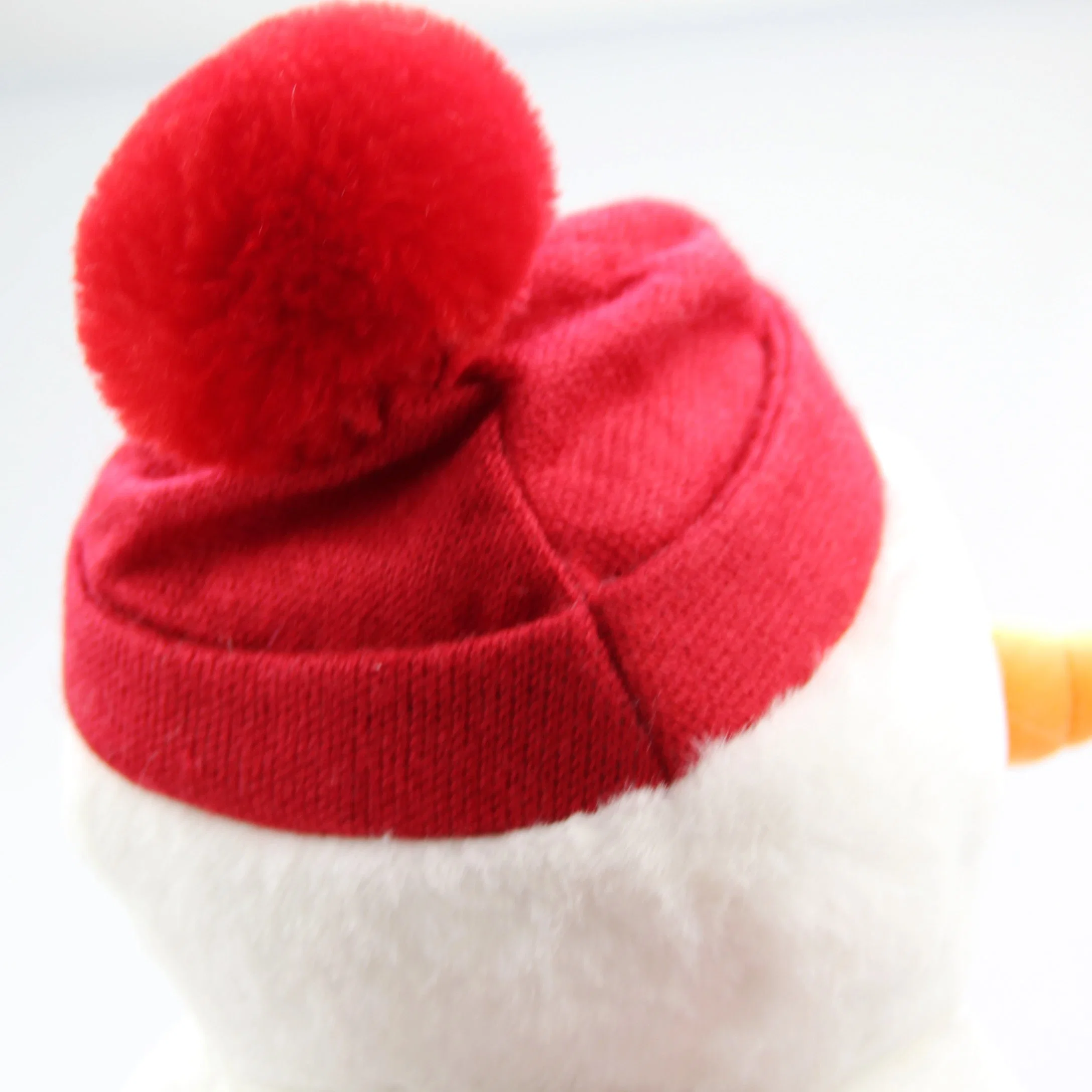 لعبة رجل الثلج الناعمة والغنية الملونة والناعمة والبلش لعيد الميلاد مع قبعة وشاح