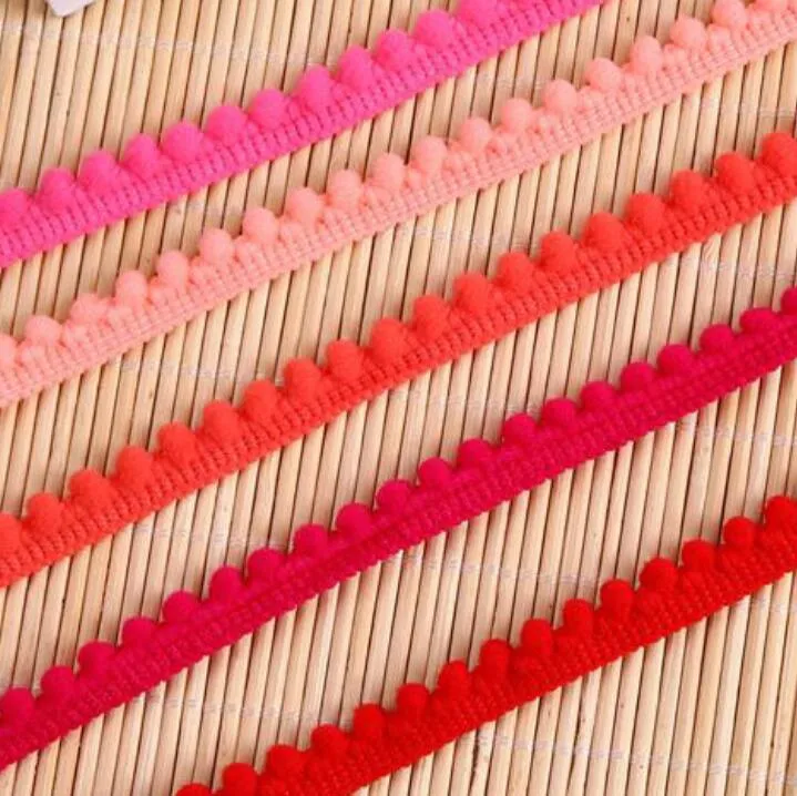 Wholesale Handmade POM POM Trimming Ball Tassel String for Textile