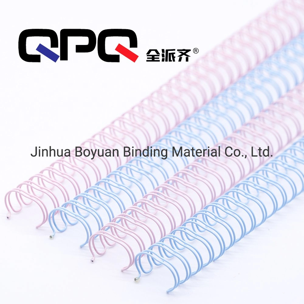 Best Sale 9/16" Double Loop Wire Book Binding Wire Twin Ring Coil