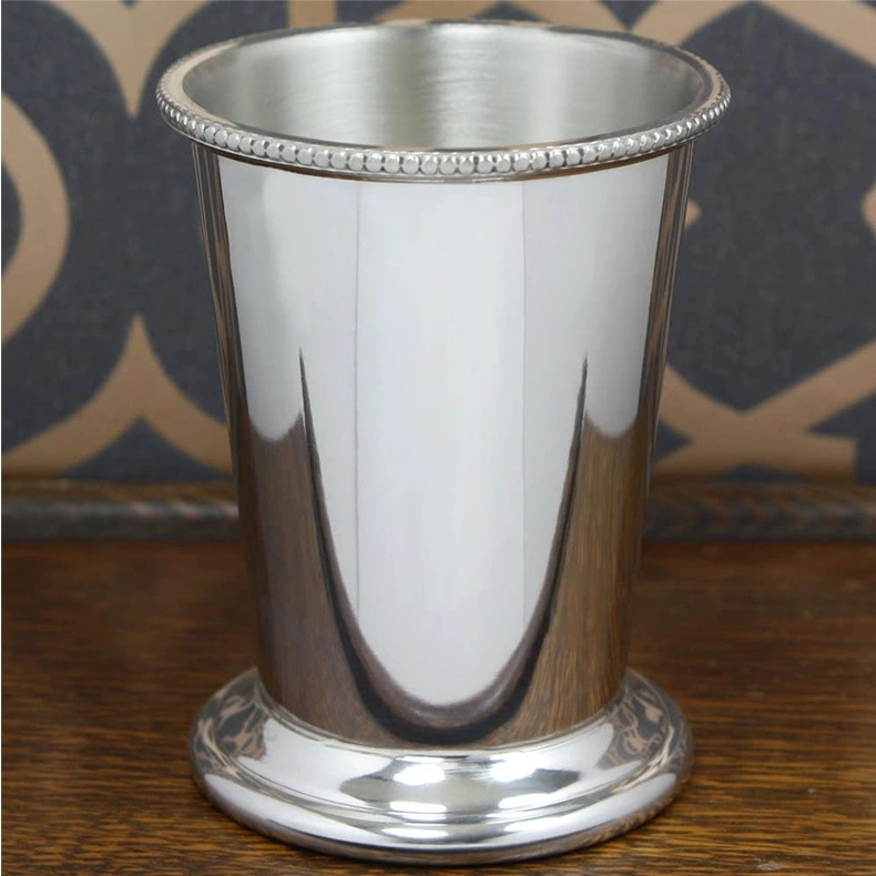 Stainless Steel 18/8 Etched Logo Mint Julep Cup for Drinking