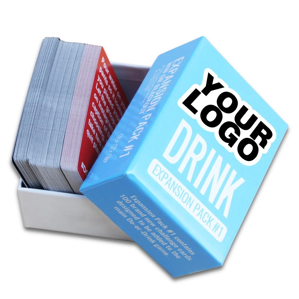 Customized as cartas de jogar o logotipo OEM Parte Design de jogo de cartas de papel personalizado a jogar jogos de tabuleiro Cartão de conjuntos