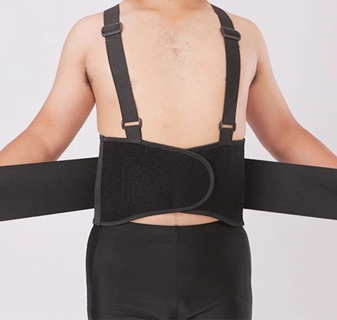 Desmontable, impermeable elástica de apoyo de la cintura de la correa de apoyo lumbar faja