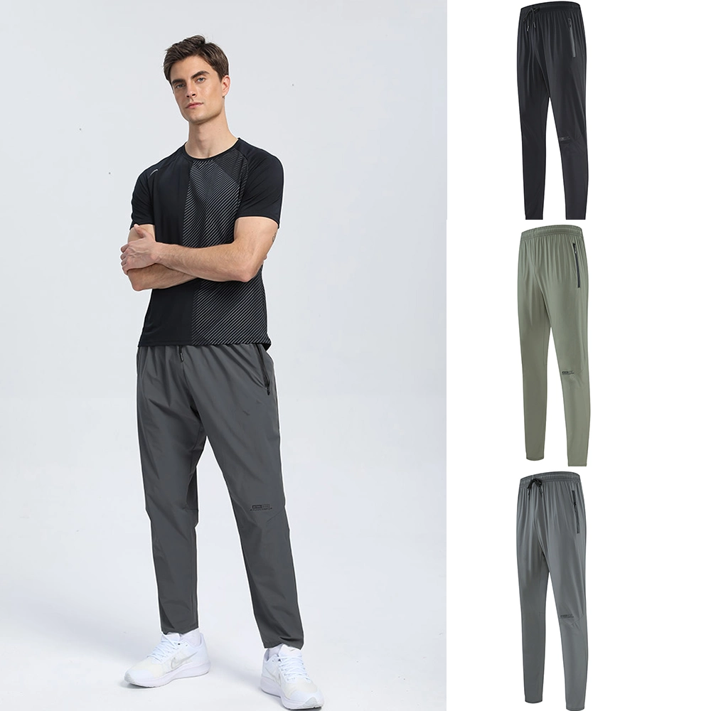 Vente chaude Pantalons longs et pantalons décontractés pour hommes avec logo personnalisé, étiquette imprimée, pantalons de jogging de sport.