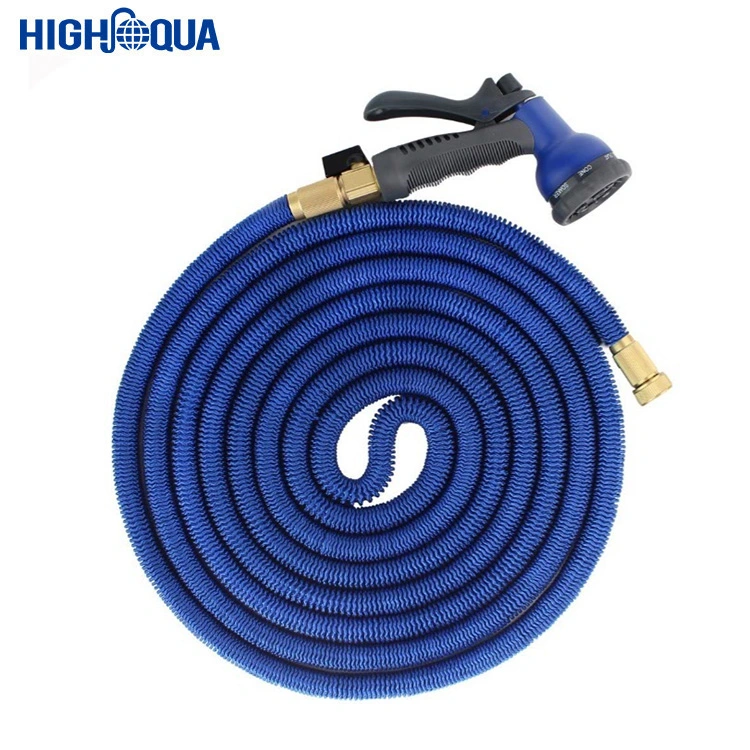 Three Times Extension 3/4 Inch Garden Hose with Quick Connectors