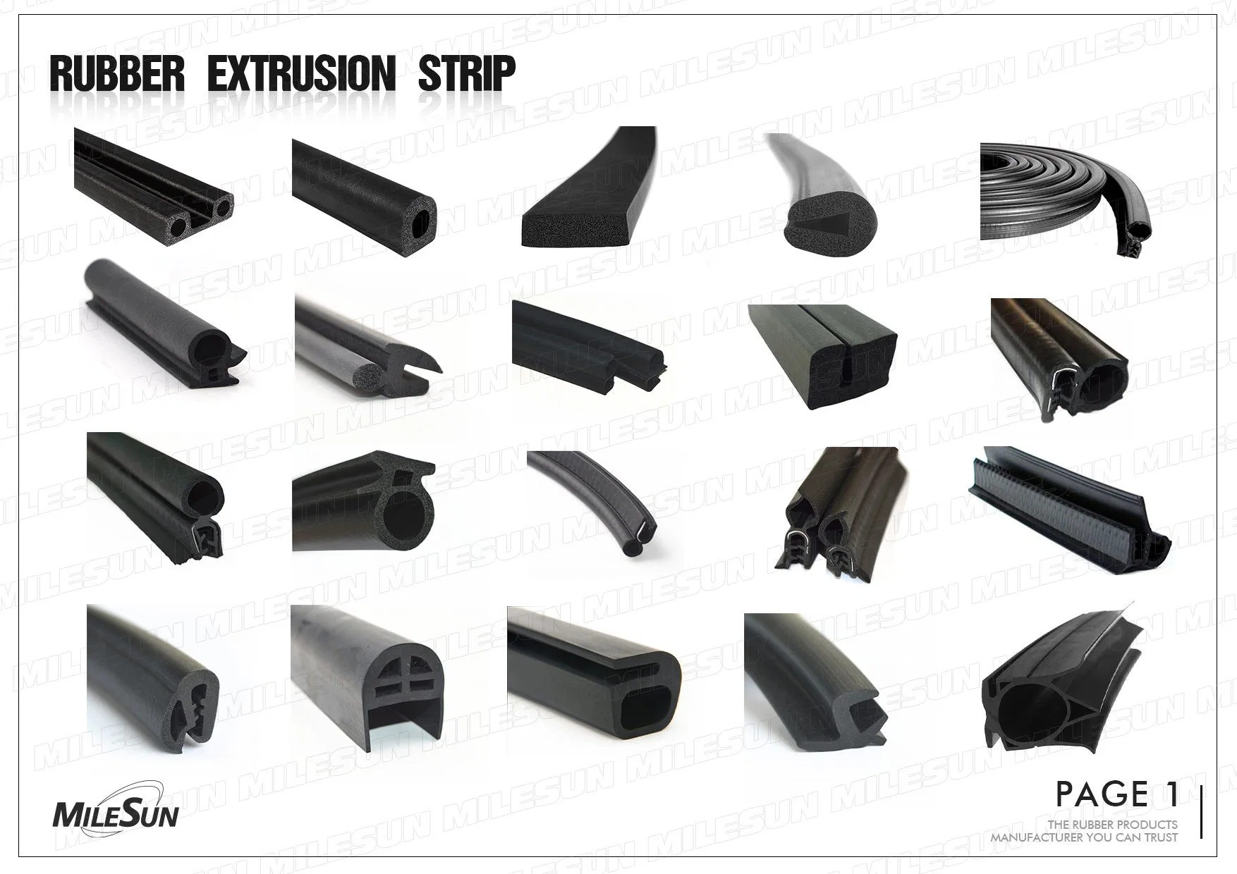 Weatherstrip Sponge Sealing EPDM Foam Products