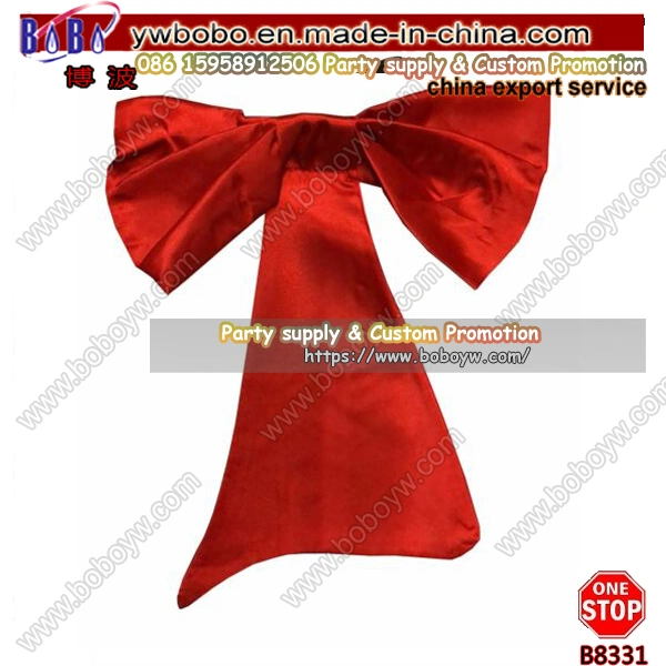 Bow Tie Polyester Bowknot Halter Neck Wedding Prom Knitted Bowtie Silk Bowtie School Supply (B8326)