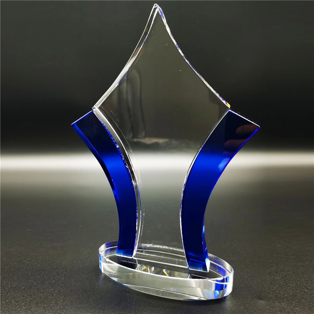 Simple Star Crystal Glass Trophy