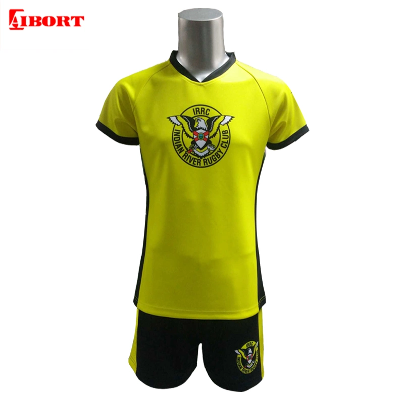 Aibort 2020 New Design Sublimation Rugby Jersey for Team Wear (T-RB-91)