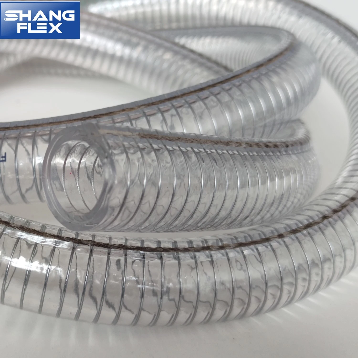 Flexible PVC Hydraulic Industrial Discharge Pipe Steel Wire Hose