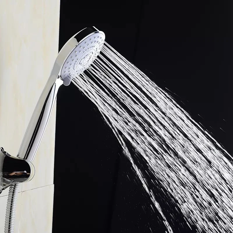 Bathroom Shower Brass Chrome Wall Mounted Bath Shower Mixer Tap Shower Head Set Bathtub Tap