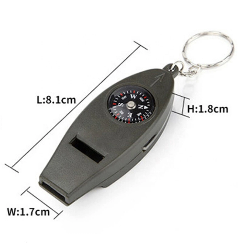 Outdoor Travel Emergency Survival Kits Multifunction 4 in 1 Safety Whistle Wyz15350