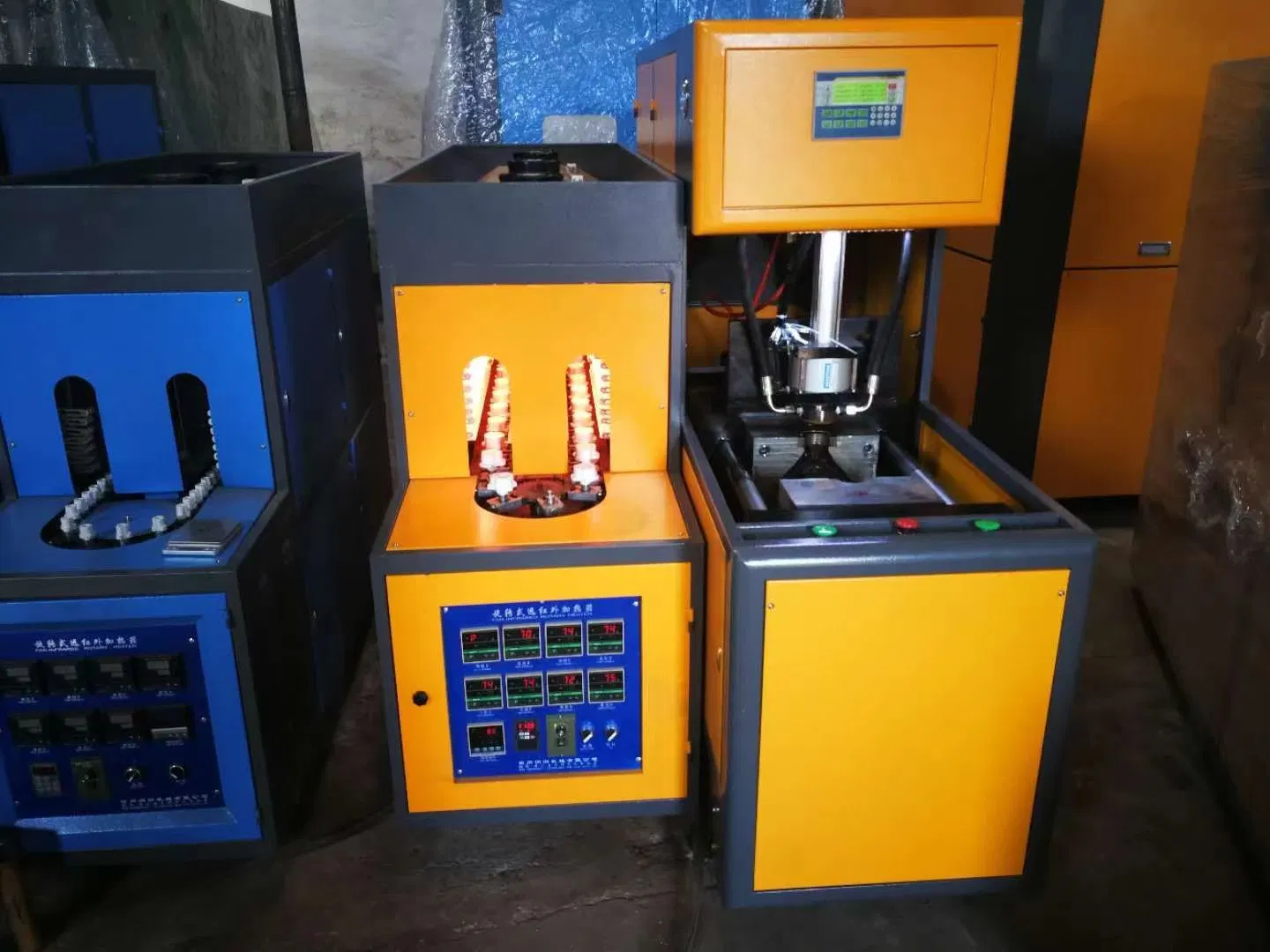 Máquina de soplado de botellas semiautomática/Ventilador de botellas/máquina de moldeo por soplado de botellas/máquina de fabricación de botellas