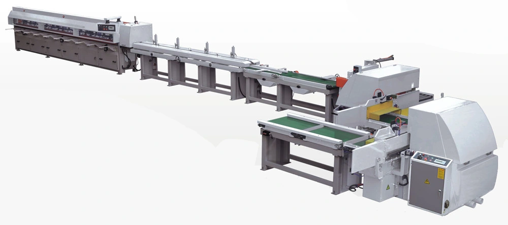 6200mm máquina de juntas de dedos de madera totalmente automática para trabajos de madera Jointer Línea de máquina