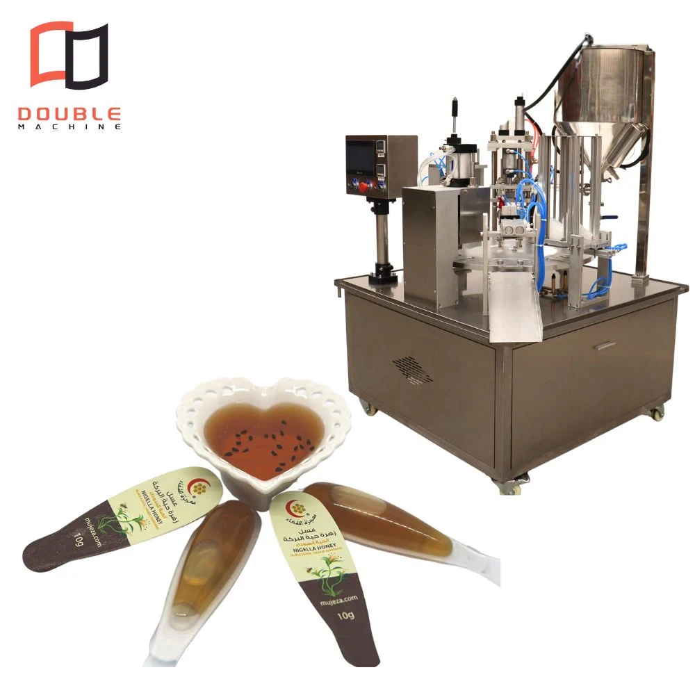 Automatic Plastic 10g 15g 20g Spoon Honey Liquid Packing Machine Filling Machine