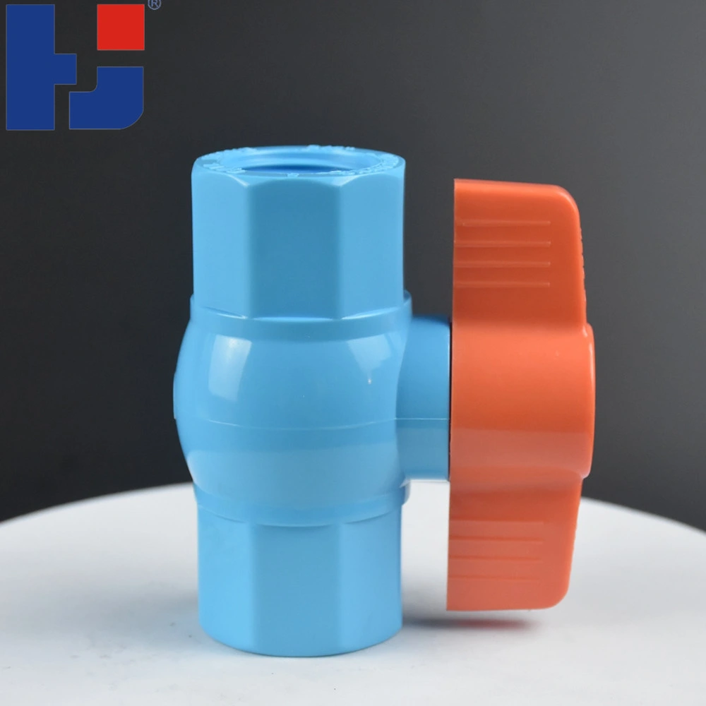 PVC Single Union Ball Valve Quality PVC Compact Ball Valve High Quality Original Factory UPVC Pipe Fittings Plastic