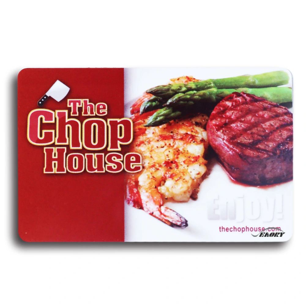 Cr80 Size Magnetic Stripe Card with 4c Offset Printing Gift Card