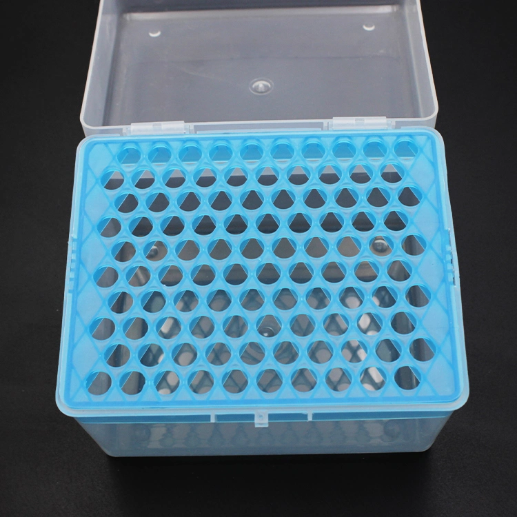 Universal Rectangular Plastic Pipette Tips Rack Box for Lab