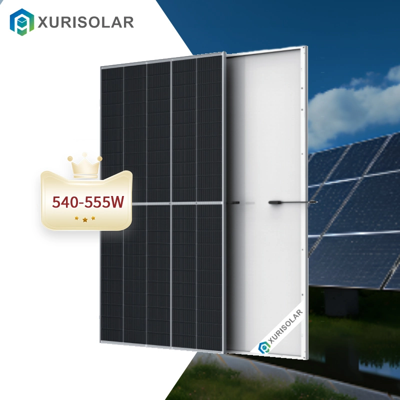 La energía solar de 540 550 555W de potencia fotovoltaica Módulo monocristalino Panel células