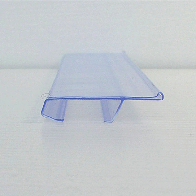 PVC Extrusion Wire Basket Price Tag Holder Data Strip