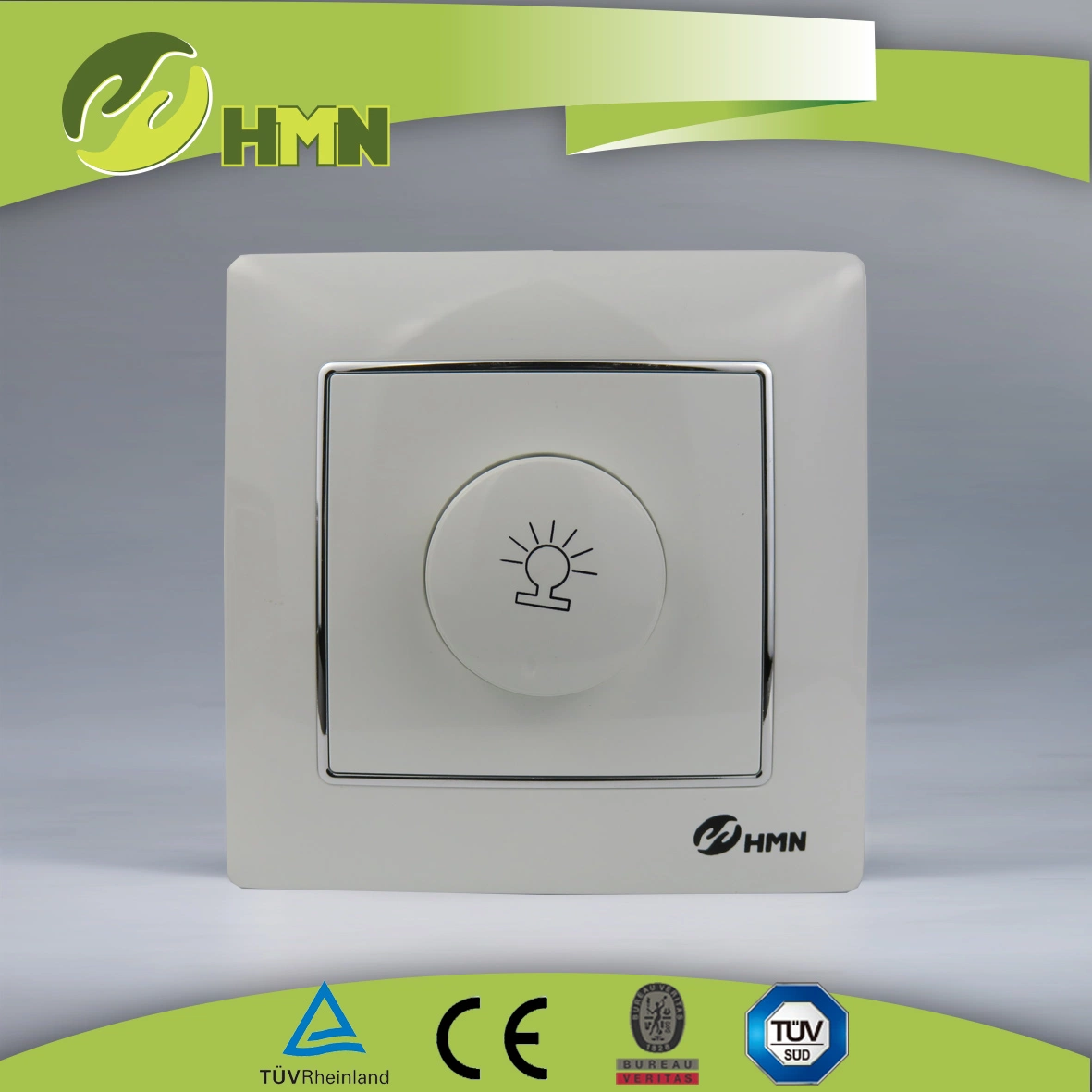 CE/TUV/CB Certified European Standard Rotate On Off  Light dimmer Switch