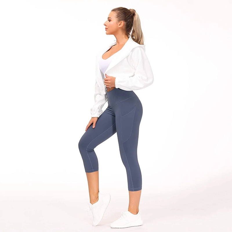 High quality/High cost performance  Factory Made Buttery Soft Four Way Stretch Custom Logo Workout Sports Pants Gym Fitness Yoga Tights for Women