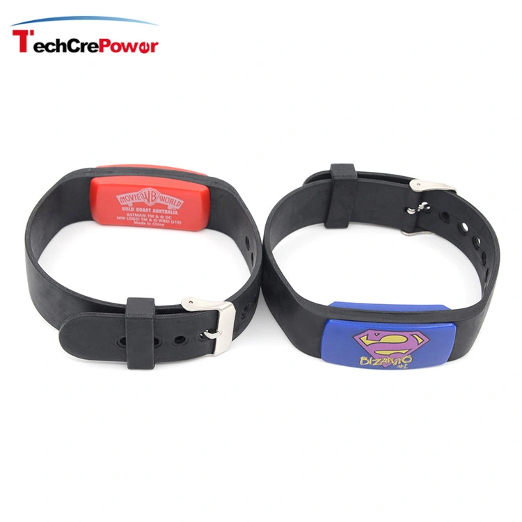 S008 Watch Buckle RFID Plastic Wristband Wholesale/Supplier Prices Concert Festival Wristband Watch