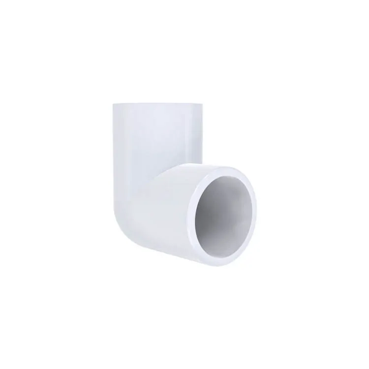 High quality/High cost performance  Customized Size Water Supply and Drainage PVC Pipe Fittings 90 Degree Elbow