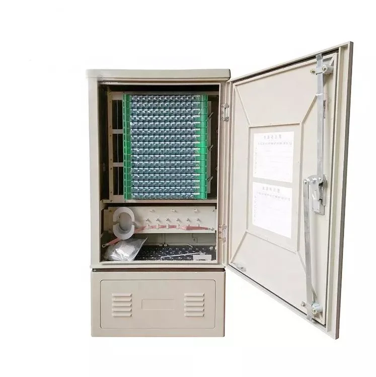 Factory Supply 96 144 288 Cores Telecommunication Cabinet Outdoor SMC Cabinet Network Cabinet for FTTH