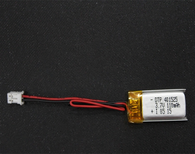 Dtp 3,7 V401525 110mAh petit circuit de protection de la Batterie Lipo avec et connecteur Jst-Phr-2P