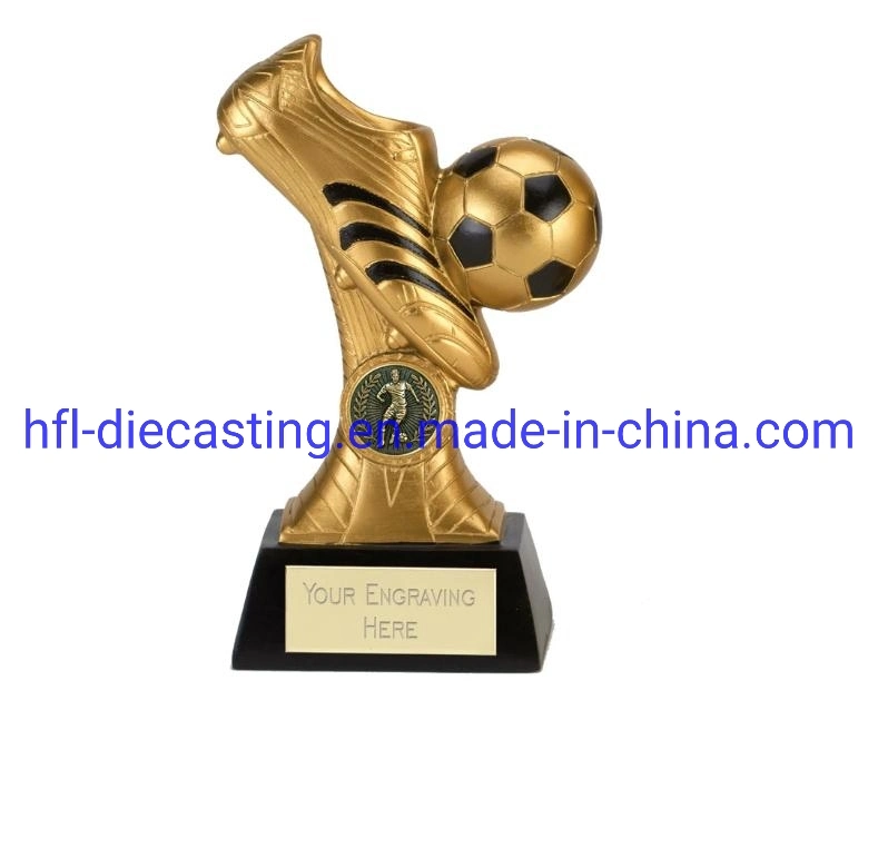 Diseño creativo chapado oro Trofeo Honor el deporte por Molde de moldeado a presión de aluminio