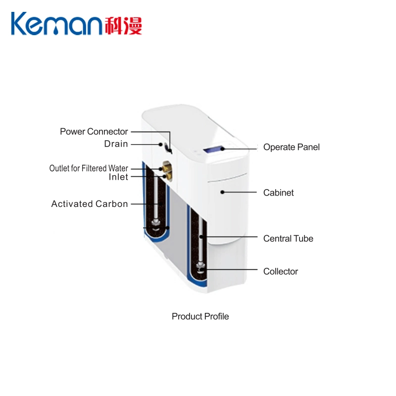 1.0t/H Water Treatment System Purify Water with Double Cartridge 8L Carton