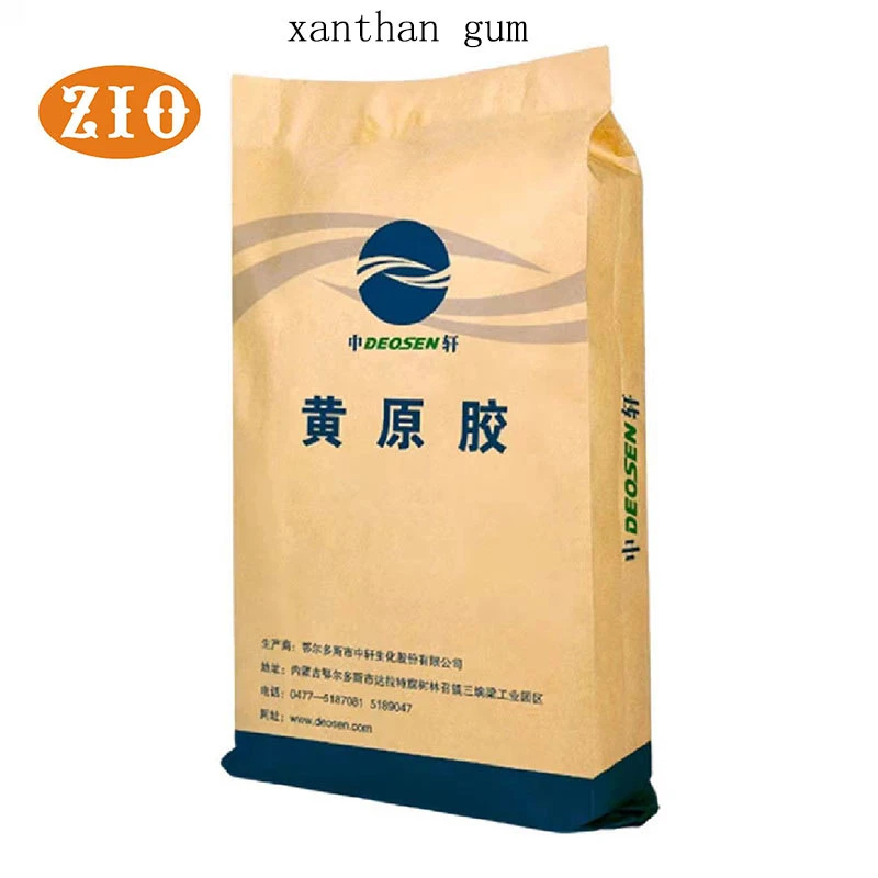 Xanthan Gum Oil Drilling Grade Утолщение пища Промышленная цена Сумка 80-200mesh, 25 кг
