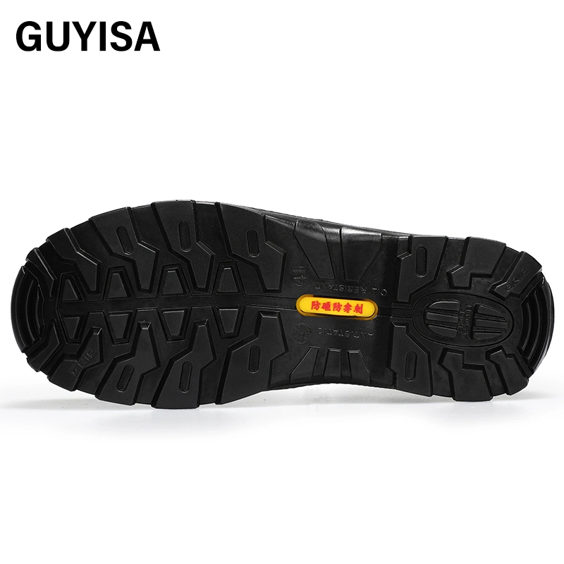 Guyisa Wear-Resistant Smash Proof and Stab Proof Work Shoes Safety Shoes for Men