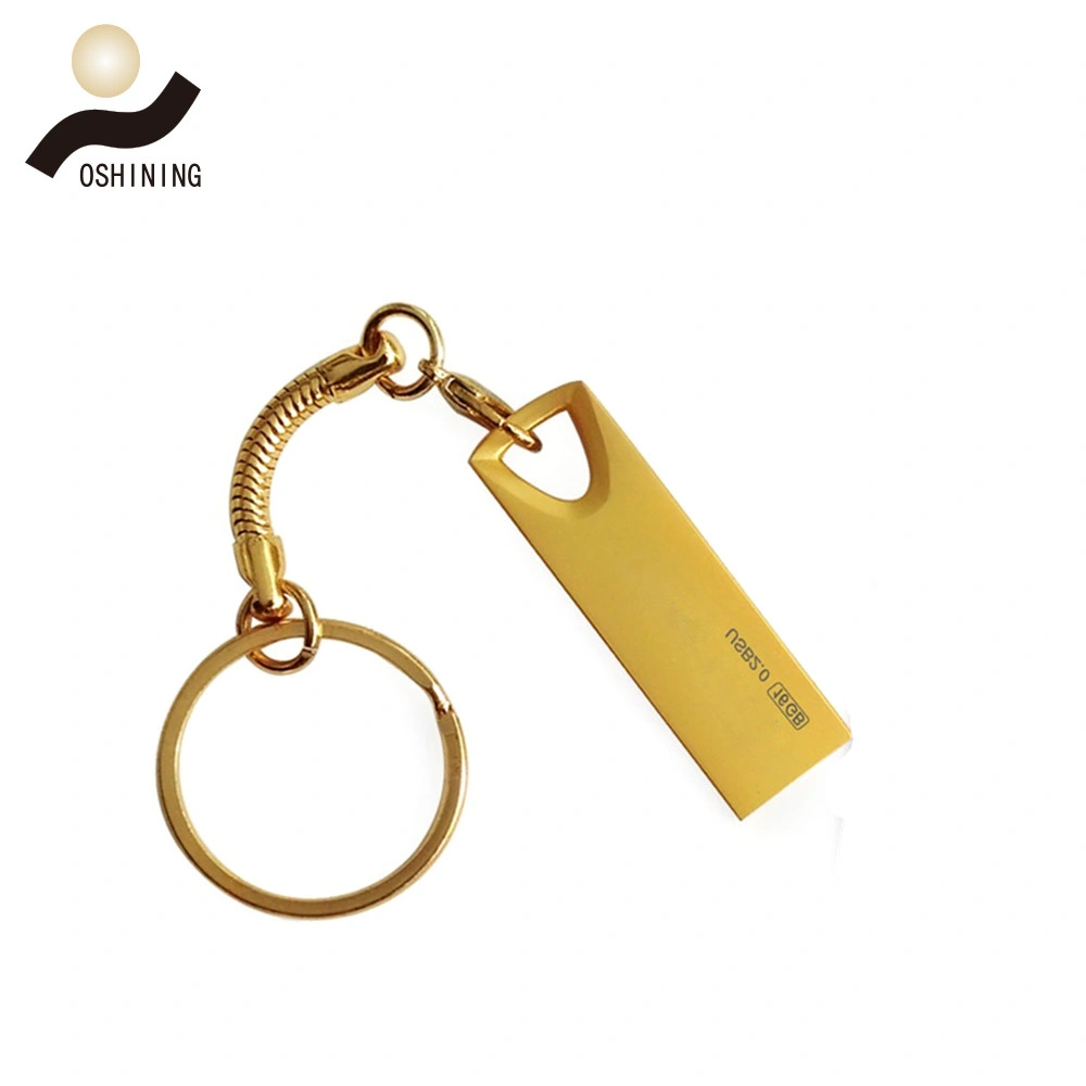 Super Mini USB Flash Drive Logotipo personalizado Metal Pendrive USB 2.0 3.0 USB Stick (MT493)