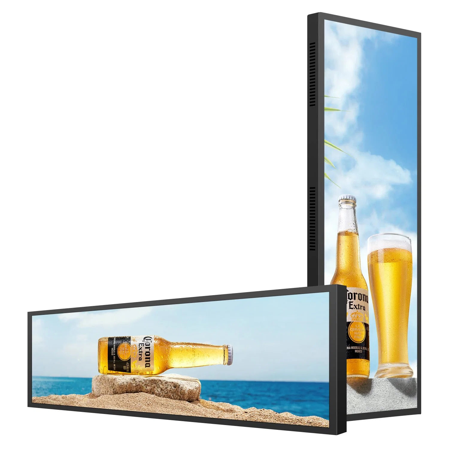 28inch Shopping Mall Stretch Bar Photo Ads Digital Poster