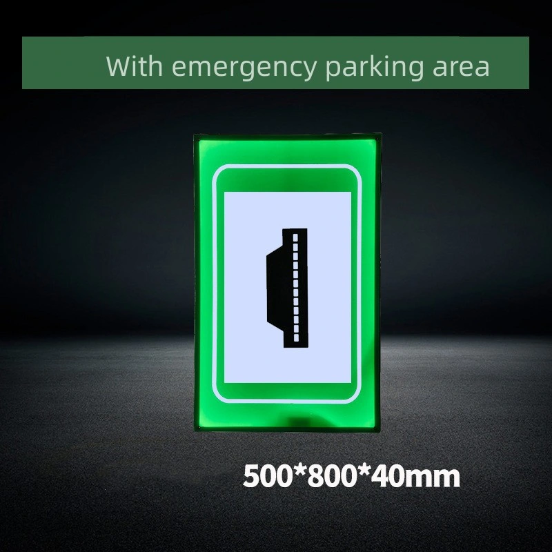 Emergency Sign Tunnel Emergency Stop Sign Light with Emergency LED Evacuation Indicator