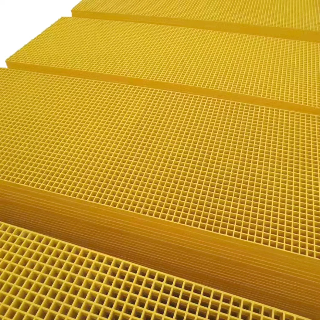 38*38mm Grid 1.5 Thick Molded FRP/GRP Power Stations Grating