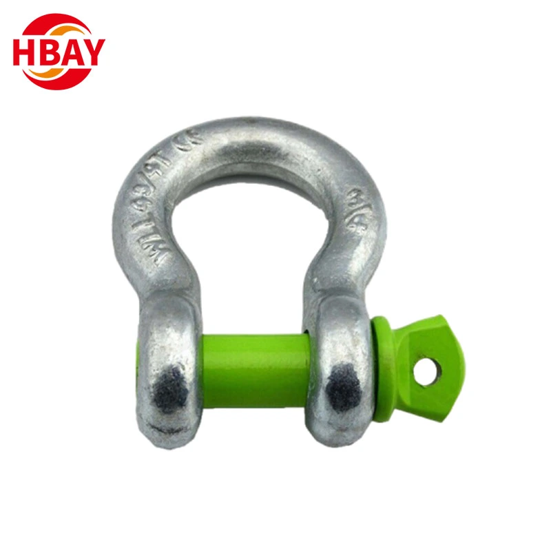 Silver Steel Weifeng Bulk with Label in Carton and Pallet Bow Shackle