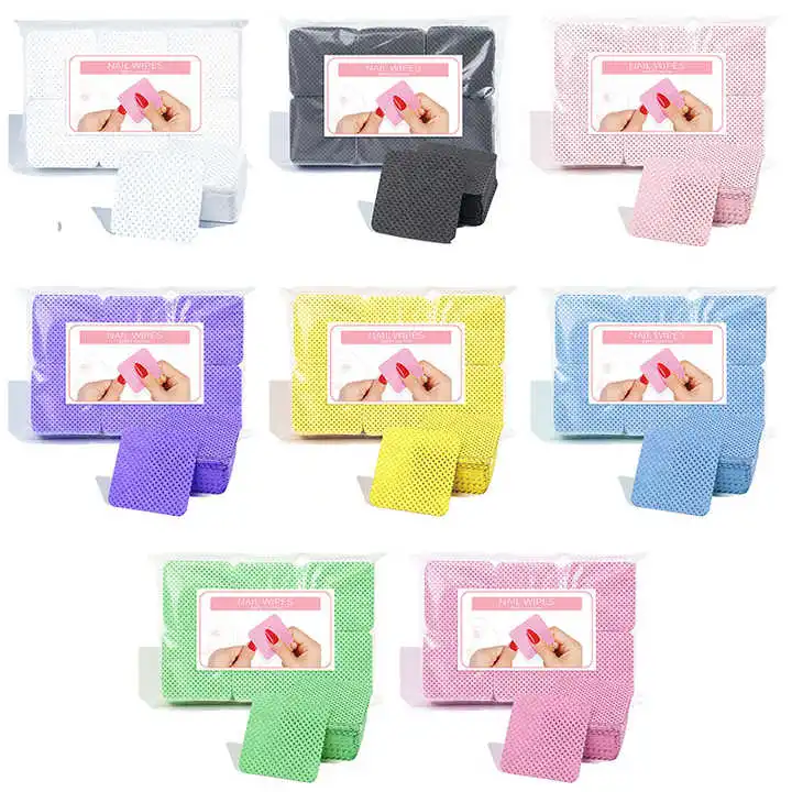 Nail Cotton Pads Manicure Pedicure Gel Tools Lint-Free Wipes Napkins Nail Polish Remover Gel Nail Wipes